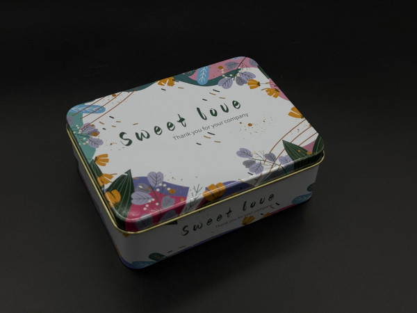 Металеві подарункові коробочки "Sweet love". 12х9х4см