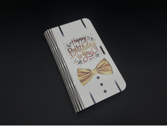 Скринька-конверт для грошей. "Happy Birthday to You". 17х10х2см