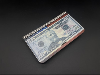 Скринька-конверт для грошей. "50 Dollars". 17х10х2см