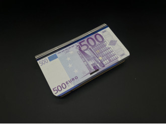 Скринька-конверт для грошей. "500 Євро". 17х10х2см