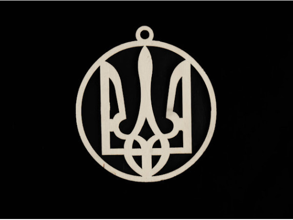 Дерев'яні тризуби.Фанера. 100мм