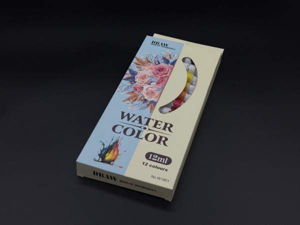 Набір фарбів в тюбиках "WATER COLOR" 12шт 12мл