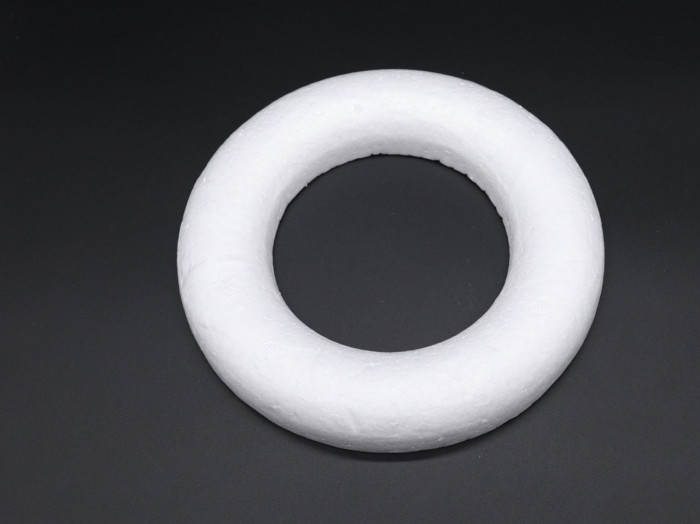 Заготовка кільця з пінопласту Круг 200мм Пінопластові фігурки для рукоділля