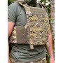 Плитоноска тактическая, защитный бронежилет для военных Multicam от бренда ISARM с системой крепления Molle.