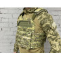 Плитоноска бронежилет тактическая военная Multicam от бренда ISARM с системой крепления Molle.