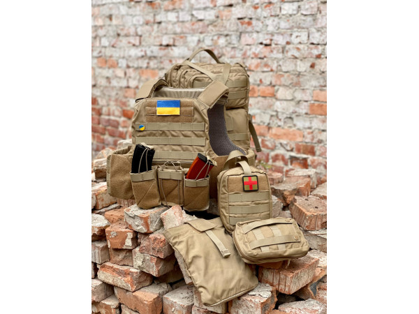 Сумка для скидання магазинів у кольорі Multicam виробництва ISARM на липучці, матеріал з водостійким покриттям
