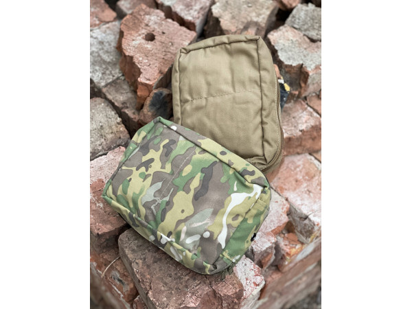 Тактична аптечка з водостійкого матеріалу з системою MOLLE в забарвленні Coyote, з люверсом для стоку води