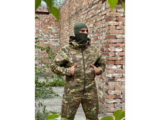 Костюм с капющоном расцветки Multicam от ISARM для военнослужащих, не утепленный, размер XL