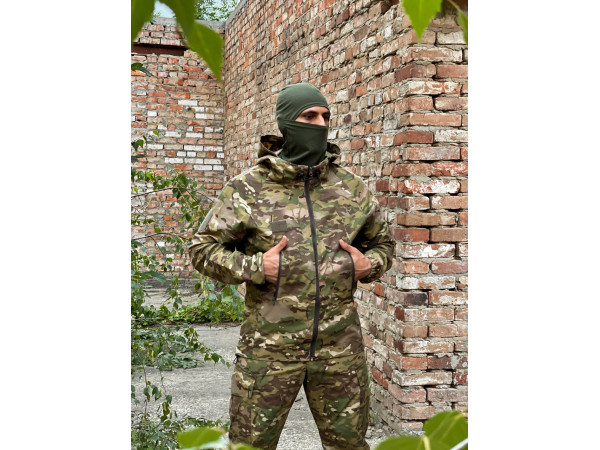 Костюм з капюшоном забарвлення Multicam від ISARM для військовослужбовців, не утеплений, розмір XL