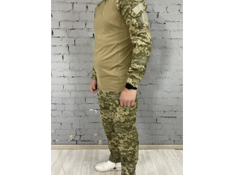 Военный костюм пиксель в цвете Multicam от UNIFORM, грязе и влагозащитный, размер XL
