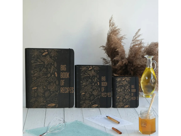 Книга для записів кулінарних рецептів "Big book of recipes" А5 22,5х17см