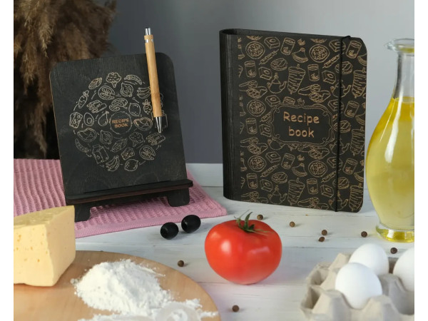 Книга для записів кулінарних рецептів "Recipe book" А6 16,5х13см