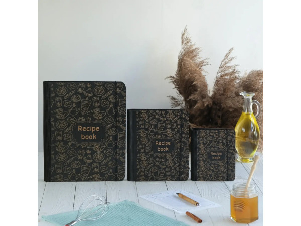 Книга для записів кулінарних рецептів "Recipe book" А6 16,5х13см