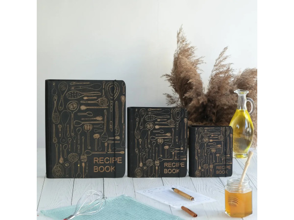 Книга для записів кулінарних рецептів "Recipe book" А6 16,5х13см