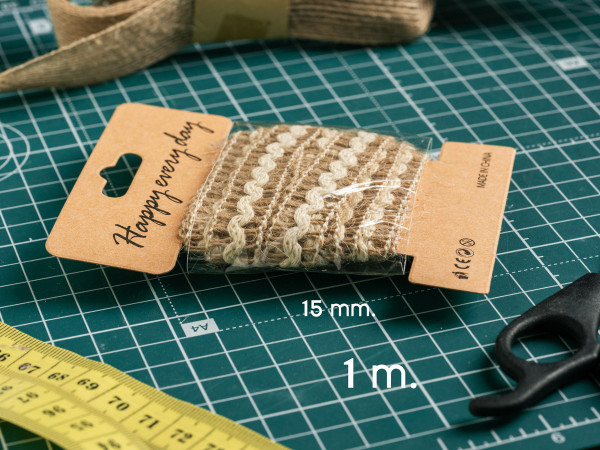 Мішковина декоративна   1м х 1,5см