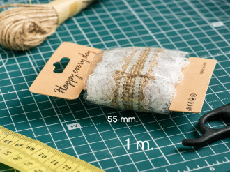 Мешковина декоративная 1м х 5,5см