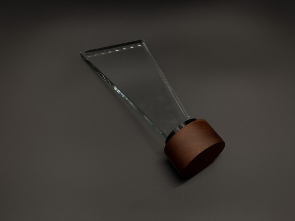 Приз зі скла. 27.5x9.5cм