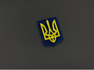Магніт Тризуб України 55х40мм.