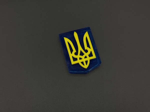 Магніт Тризуб України 55х40мм.