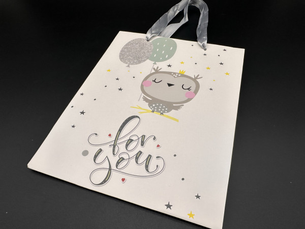 Подарунковий пакет.  for you.   18х23х8см