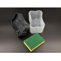 Дозатор для миючого засобу, 380 мл, з підставкою для губки Soap Pump Sponge Caddy / Диспенсер натискний для ми