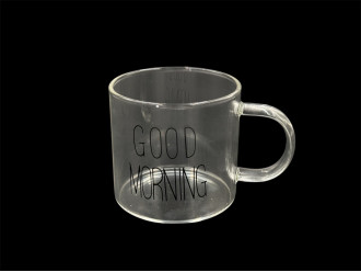 Чашка скляна Good morning 380 мл