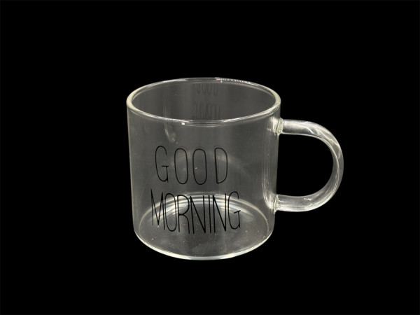 Чашка скляна Good morning 380 мл