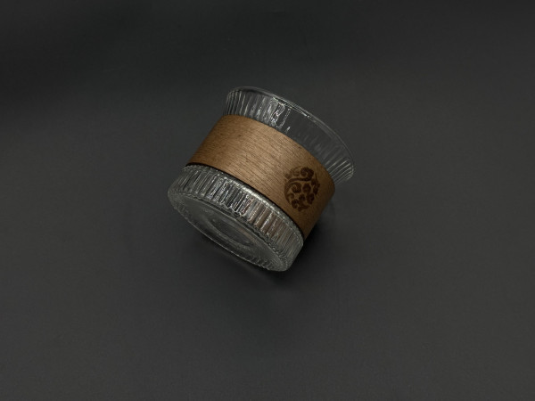 Чашка скляна для чаю 6х6,5см