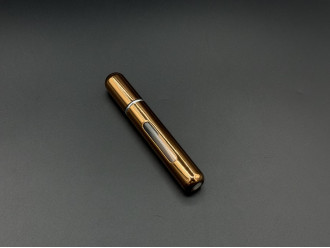 Атомайзер для спрей-духів з отвором для наповнення 109х17мм на 8мл. Золотий колір, глянцевий.