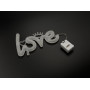 Гірлянда "LOVE" на батареї. 105х60мм
