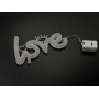 Гірлянда "LOVE" на батареї. 105х60мм