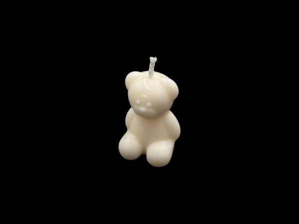 Свеча mini Мишка из натурального соевого воска.  4,5см 17 грамм