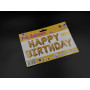 Надувні кульки HAPPY BIRTHDAY. Колір золотий. 29см