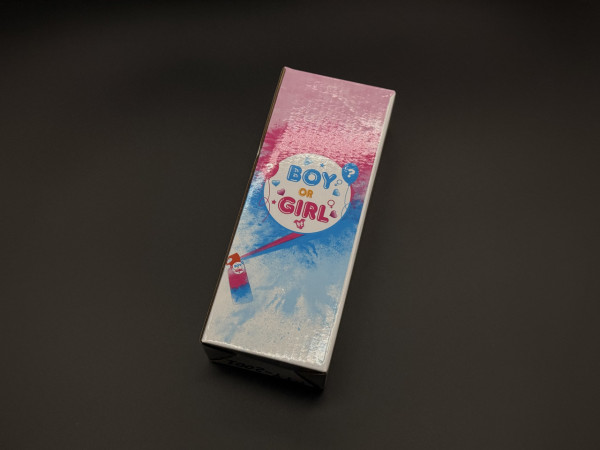 Гендерний балончик Boy or Girl, рожевий 19 см