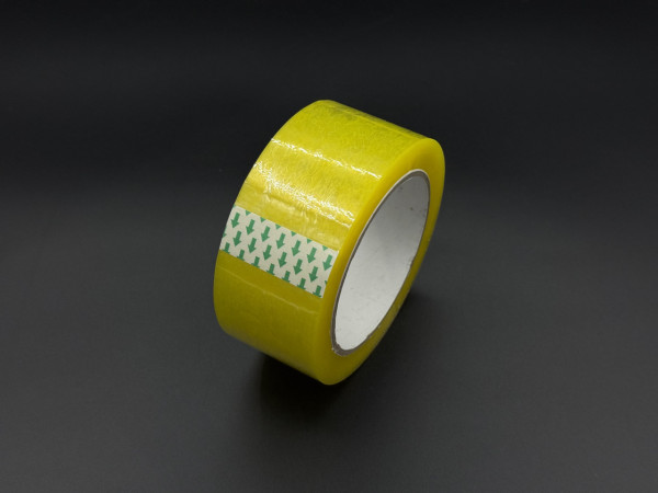 Скотч полипропиленовий клейкий 45мм 100 метров 45 микрон. Yellowish