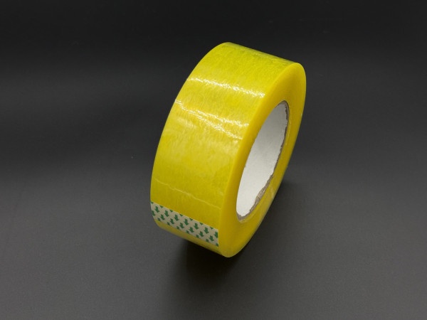 Скотч полипропиленовий клейкий 45мм 300 метров 45 микрон. Yellowish