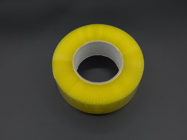 Скотч полипропиленовий клейкий 45мм 300 метров 45 микрон. Yellowish