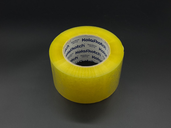 Скотч полипропиленовий клейкий 70мм 200 метров 45 микрон. Yellowish.