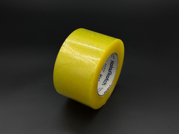 Скотч полипропиленовий клейкий 70мм 200 метров 45 микрон. Yellowish.