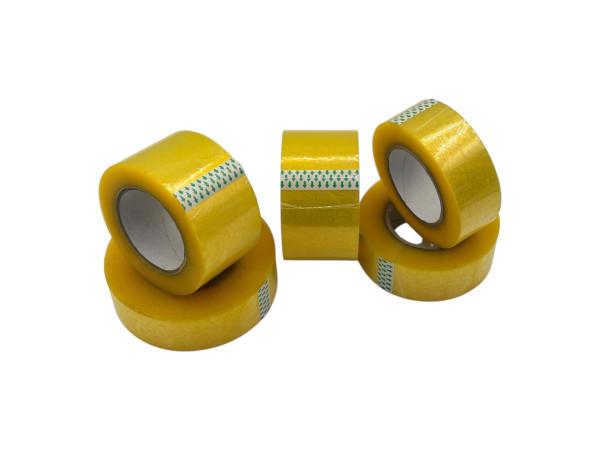 Скотч полипропиленовый клейкий Yellowish 70*500-45мкм.