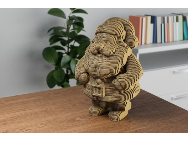 Картонний 3D пазл "Санта Клаус"