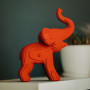 Картонний 3D пазл "Веселий слоник"