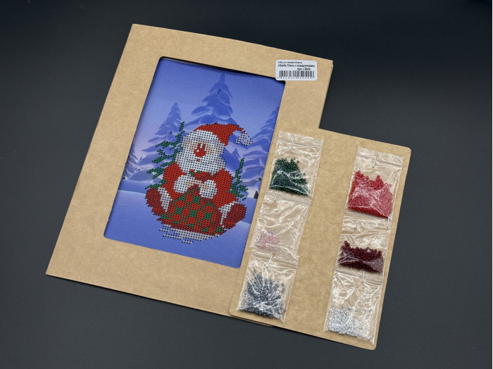 Набір для вишивки бісером 18х25см "Santa Claus"