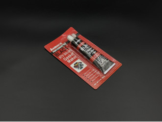 Чорний силіконовий герметик-прокладка Asmaco Professional RTV Silicone Gasket Maker. 85 грам