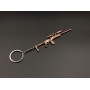 Брелок металевий снайперська гвинтівка Ruger Mini-14 Колір "мідь" 12см