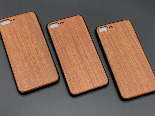 Чохол дерев'яний для смартфона iPhone 7/8 PLUS "Черешня" протиударний під гравіювання