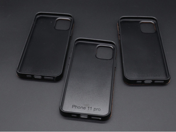 Дерев'яний чохол для смартфона iPhone 11 PRO протиударний "Черешня" під гравіювання