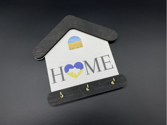 Ключница домик "Home" 18х18см