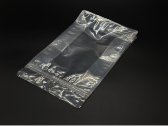 Пакети дой-пак  zip-застібкою. 16х26+8см. Прозорий