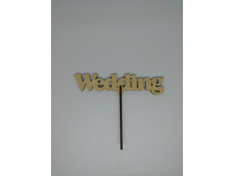 Топер Wedding. 14*17см. 5шт/уп.